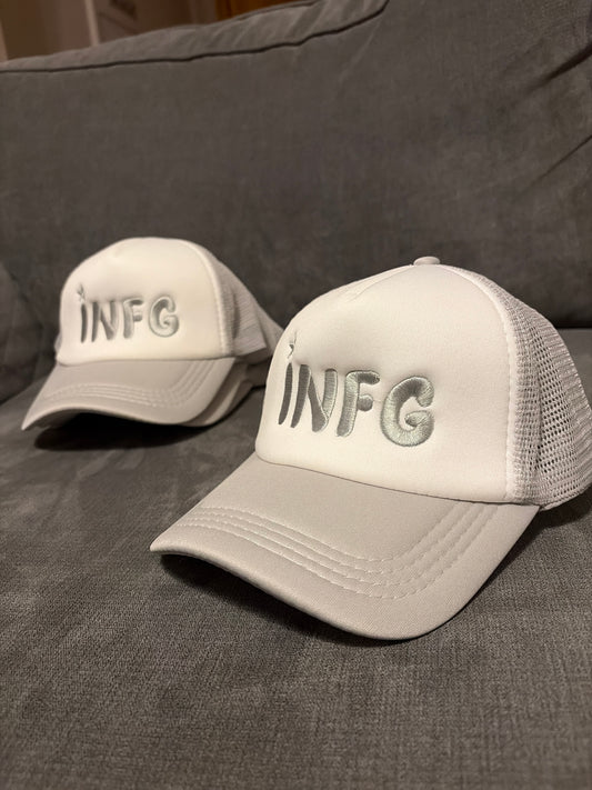 Premium Grey INFG Trucker Cap