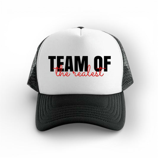 Black Team Of The Realest INFG Trucker Cap