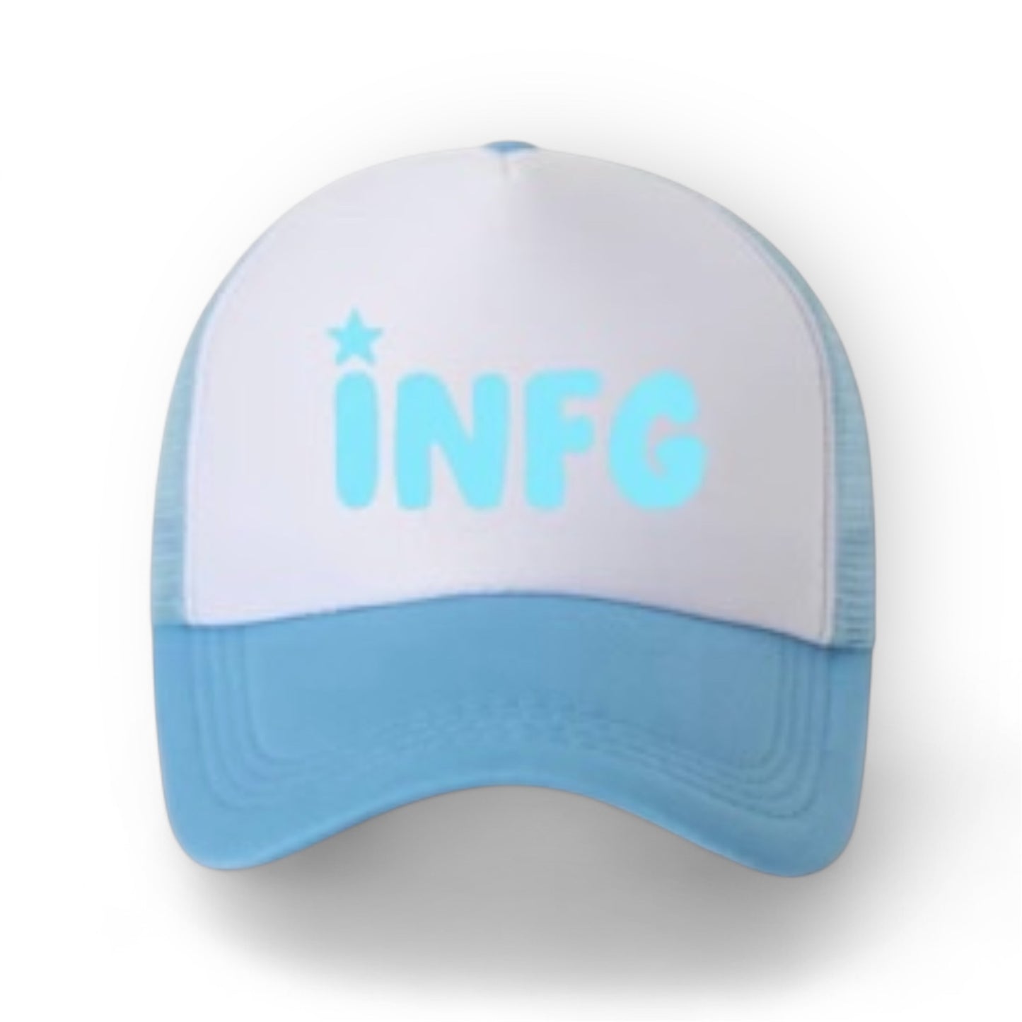 Premium Light Blue INFG Trucker Cap
