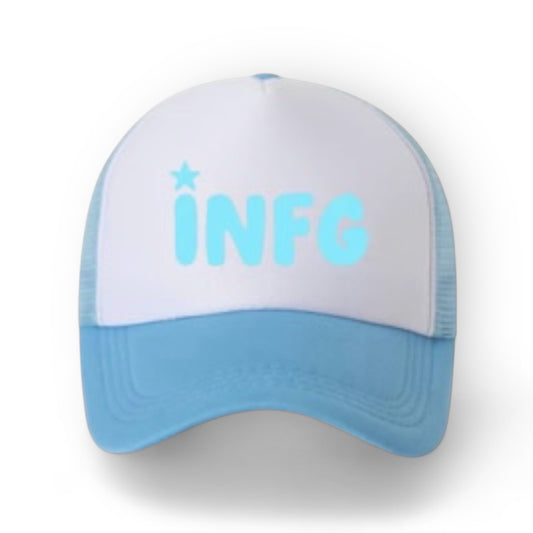 Premium Light Blue INFG Trucker Cap