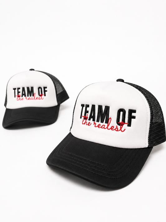 Black Team Of The Realest INFG Trucker Cap